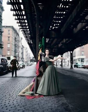 Artwork Title: Dovima under the El, Dior