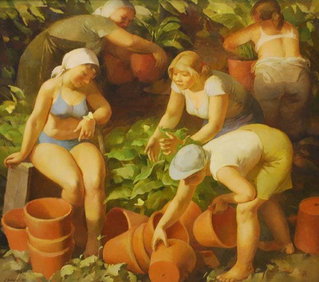 Artwork Title: Vasara dārzniecībā (Summer Garden)