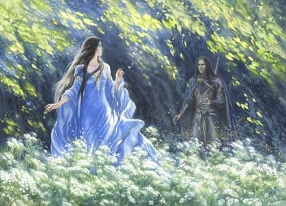 Artwork Title: The Encounter of Beren and Luthien