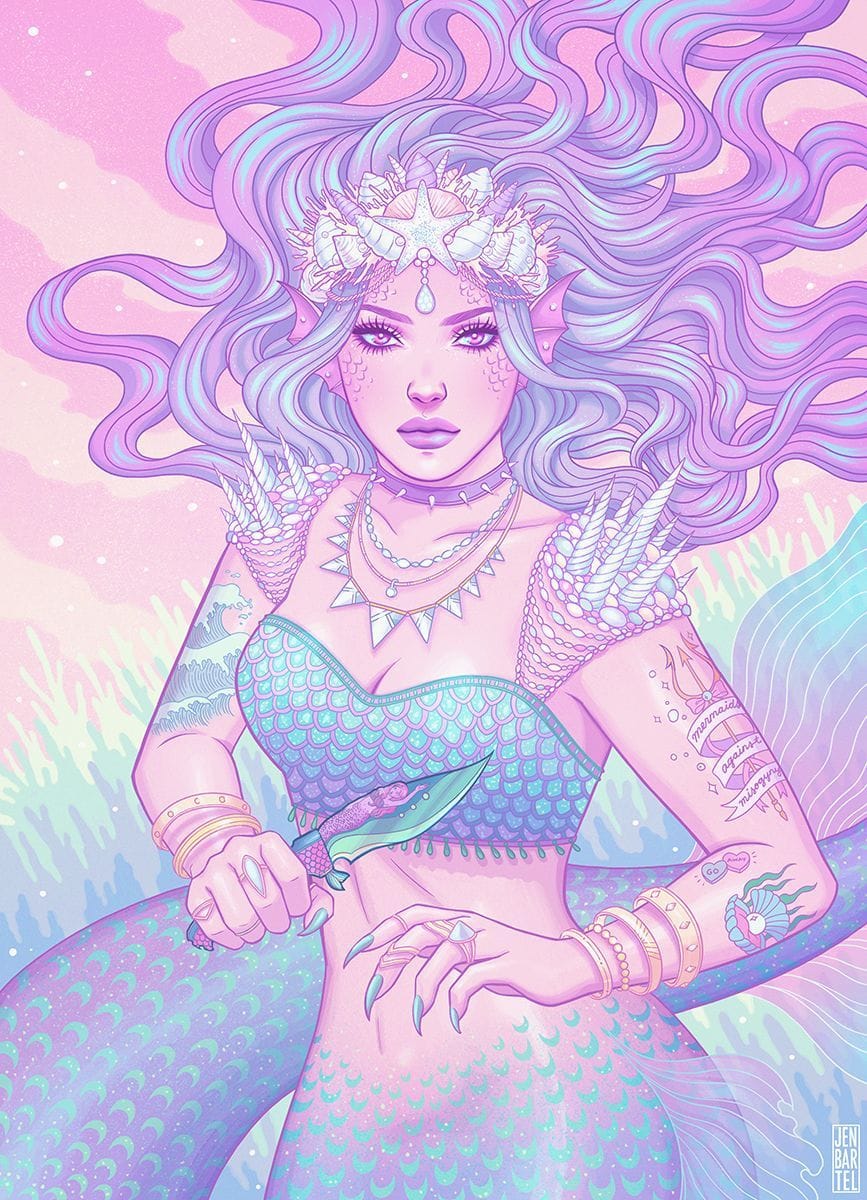 Artwork Title: Make Waves — Mermaids Against Misogyny