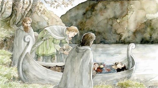 Artwork Title: The Departure of Boromir