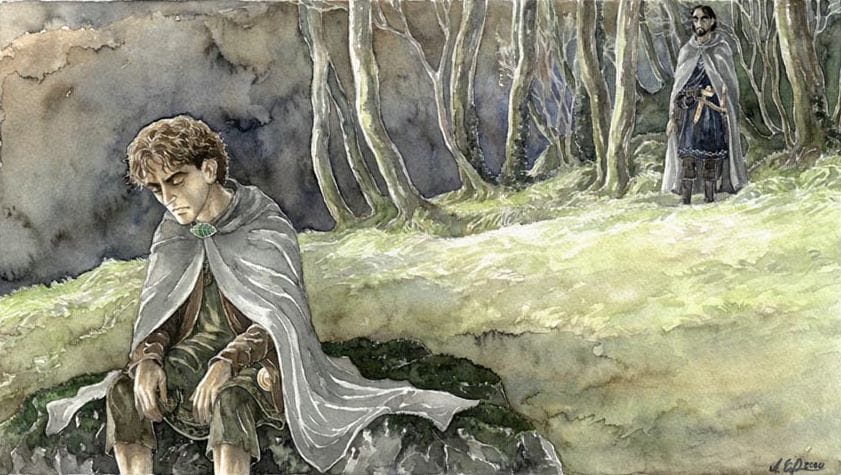 Artwork Title: Frodo and Boromir
