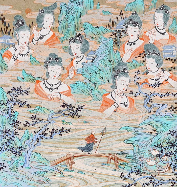 Artwork Title: The Nine Cloud Dream