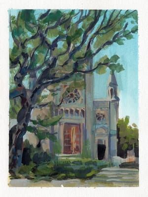 Artwork Title: Forest Lawn Chapel