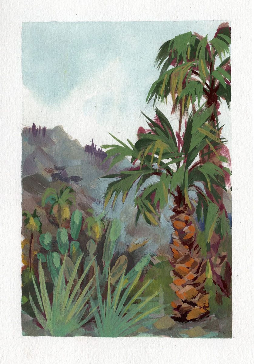 Artwork Title: Palm Springs Trees