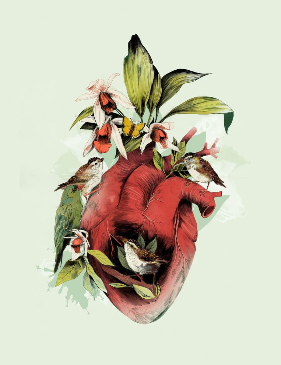 Artwork Title: Heart Of Birds