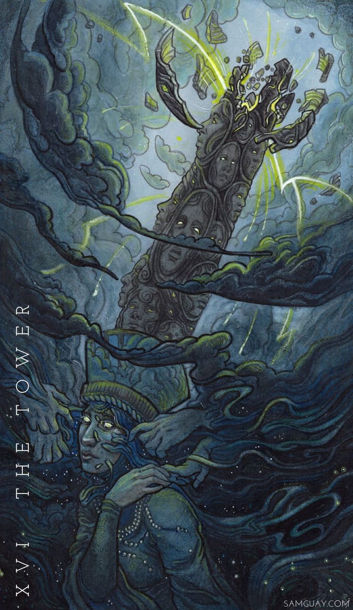 Artwork Title: XVI The Tower