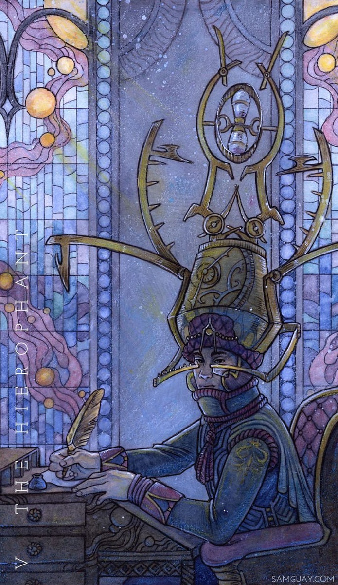 Artwork Title: V The Hierophant