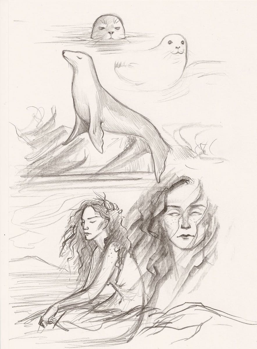 Artwork Title: Selkie Sketch