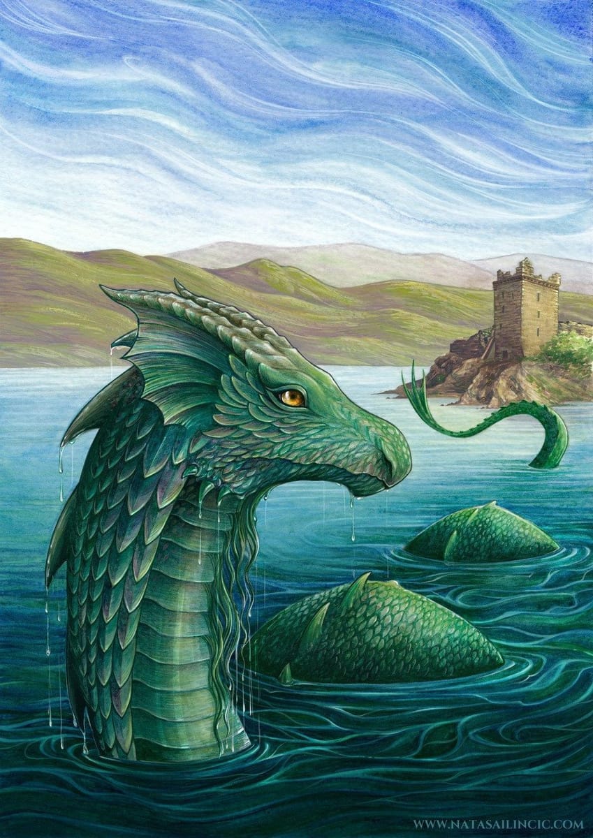 Artwork Title: The Treasure of the Loch Ness Monster