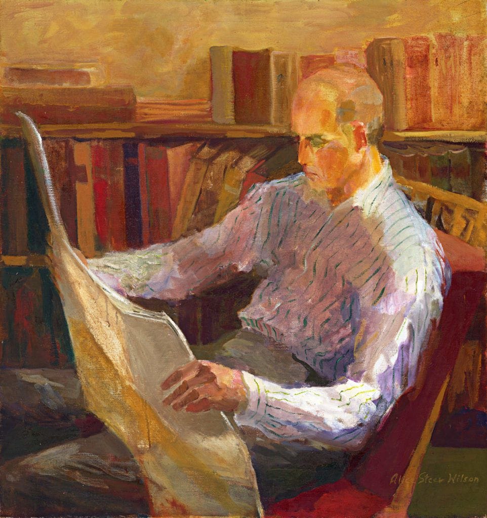Artwork Title: Fred Reading