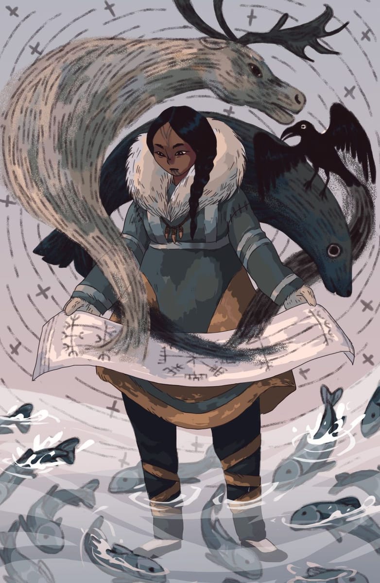 Artwork Title: Inuit Witch