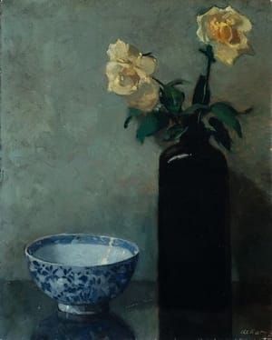 Artwork Title: Still Life with Yellow Roses