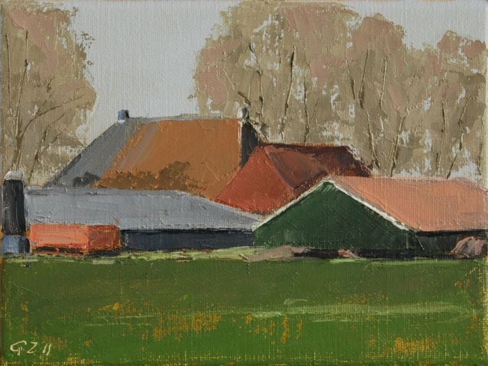 Artwork Title: Boerderij (Farm)