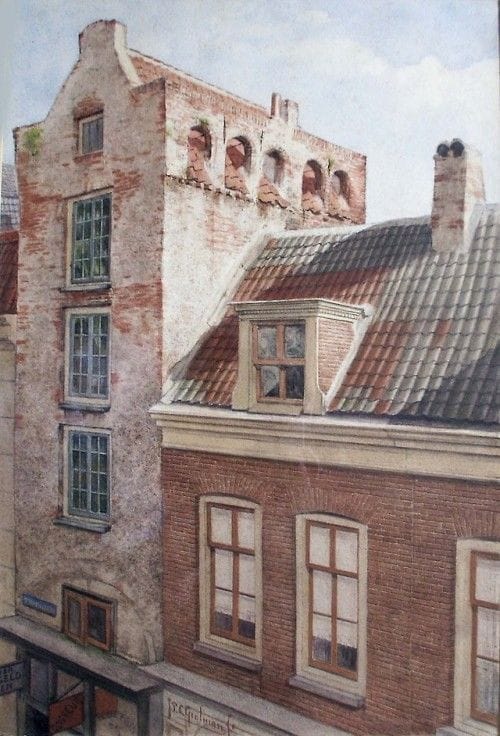 Artwork Title: Utrecht SSscene, Mariastraat (Zoudenbalch House)