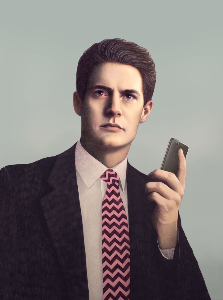 Artwork Title: Kyle MacLachlan as agent Dale Cooper