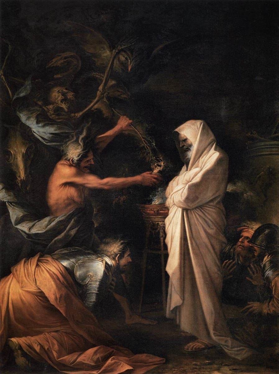 Artwork Title: Saul and the Witch of Endor