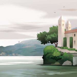 Artwork Title: Lake Como