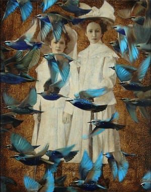 Artwork Title: Blue Birds