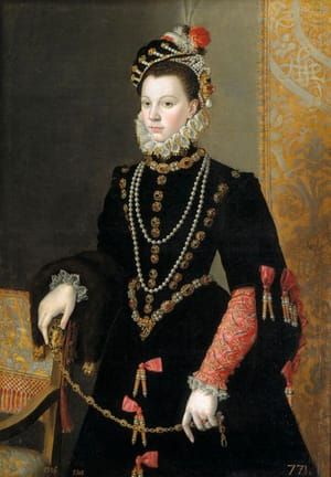 Artwork Title: Queen Elisabeth of Valois, third wife of Philip II