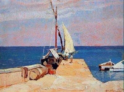 Artwork Title: Il moletto di Marciana Marina