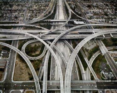 Artwork Title: Intersection 105 & 110, Los Angeles, California, USA