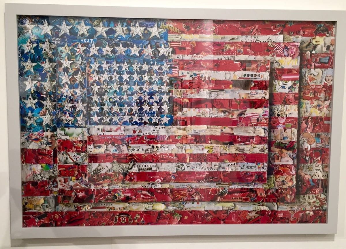 Artwork Title: Three Flags, After Jasper Johns (Pictures Of