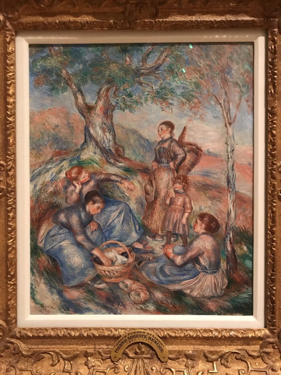 Artwork Title: Grape Pickers At Lunch, ca
