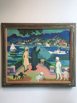 Artwork Title: Sonntag am Zürichsee 1925