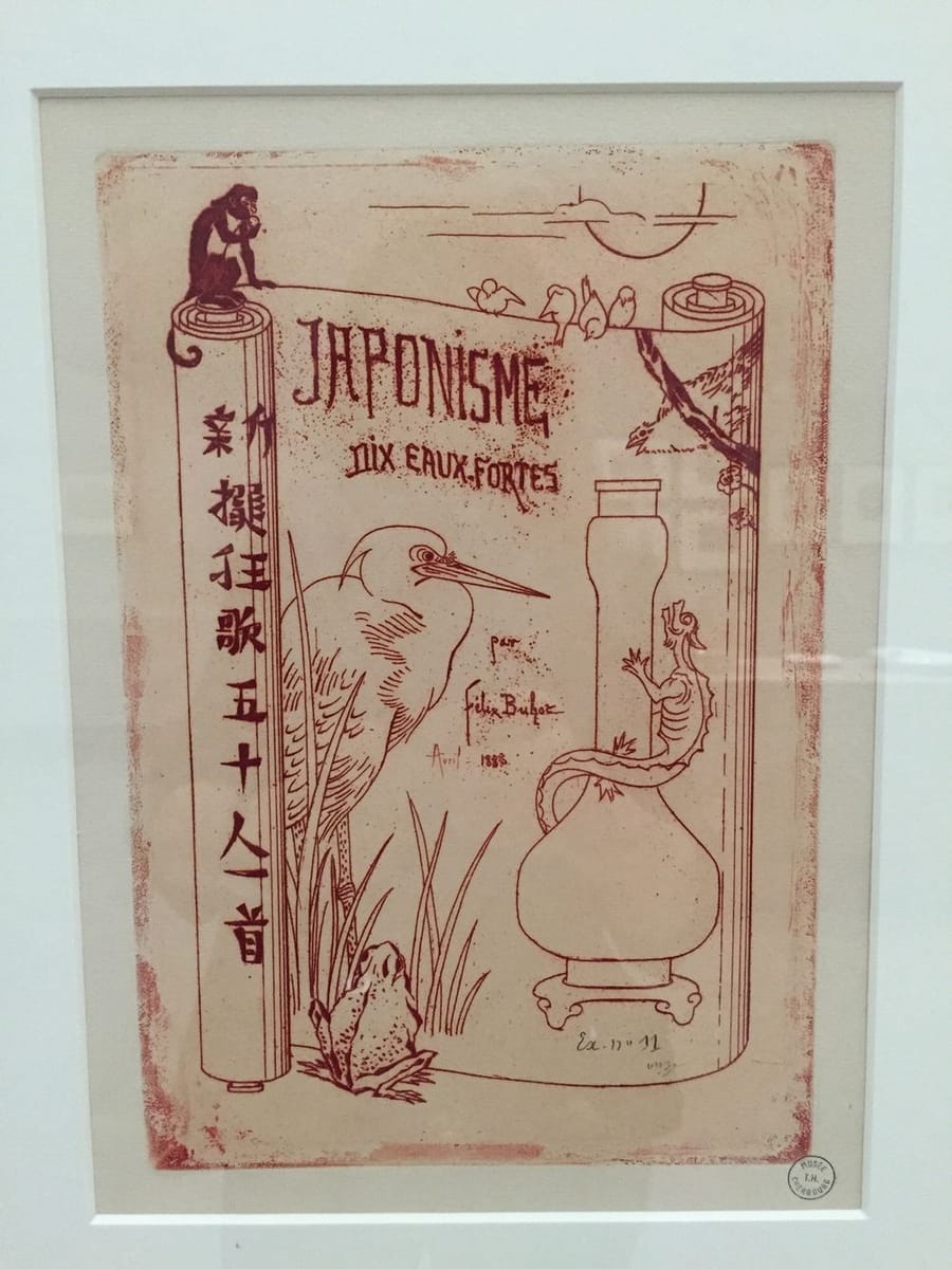 Artwork Title: Sheets of the Series of Ten Etchings Japonisme