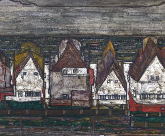 Artwork Title: Houses by the Sea