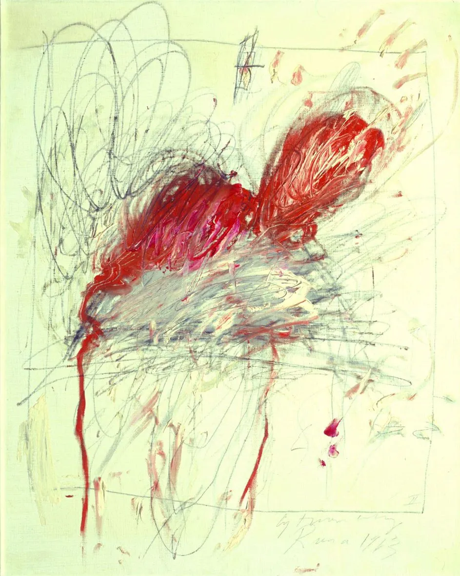 Cy Twombly Leda and the Swan