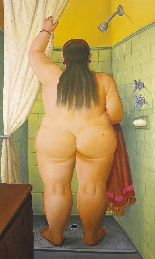 Artwork Title: Woman in the Shower