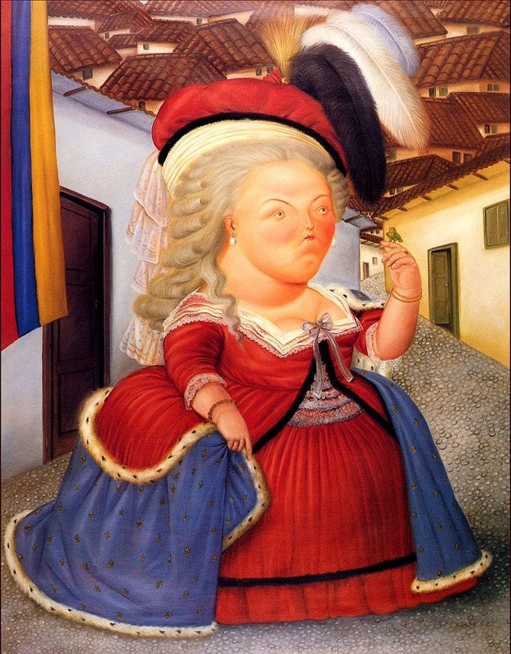 Artwork Title: Marie Antoinette visiting Medellin, Colombia