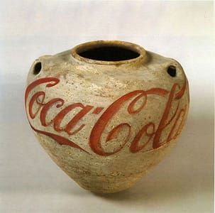 Artwork Title: Han Dynasty Urn With Coca-cola Logo