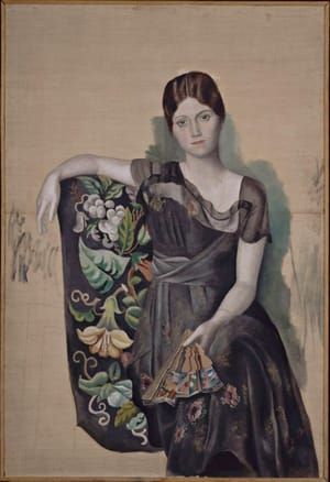 Artwork Title: Portrait of Olga in an Armchair (Portrait d’Olga dans un fauteuil)