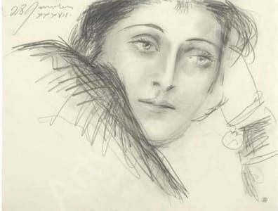 Artwork Title: Portrait de Dora Maar Pensive