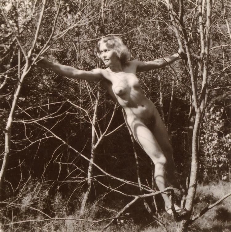 Artwork Title: Rare Old Stereophoto Nudism Belle Epoque