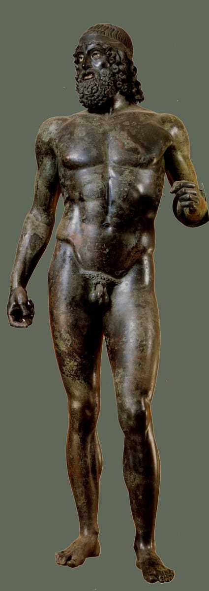 Artwork Title: Riace Warriors, 460–450 BC