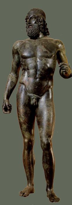 Artwork Title: Riace Warriors, 460–450 BC