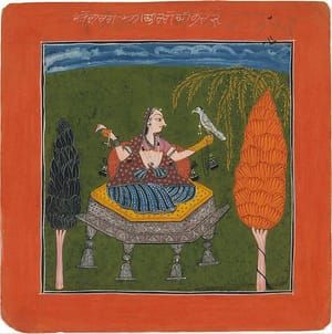 Artwork Title: Sanveri Ragini: Folio from a ragamala series (Garland of Musical Modes)