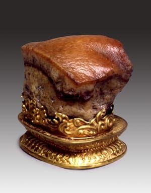 Artwork Title: Meat Shaped Stone, Ch'ing Dynasty, 1644
