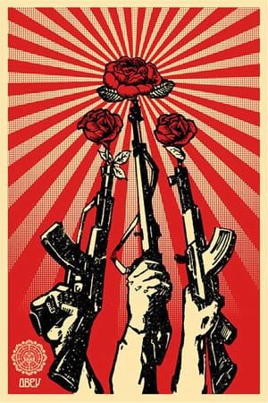 Artwork Title: Guns and Roses