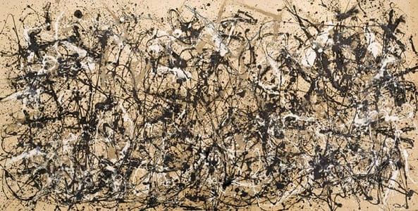 Jackson Pollock.5 x Postkarten.The Moon Woman.Guardians of the Secre. 
