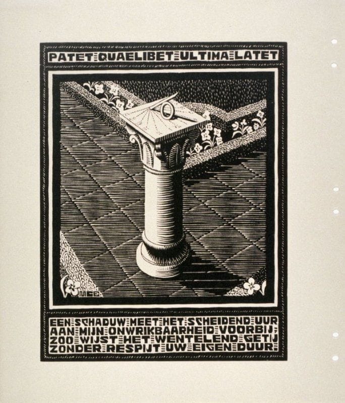 Artwork Title: Zonnewijzer (Sundial), pl. VIII from the book, XXIV Emblemata