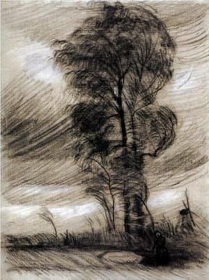 Artwork Title: Landscape in Stormy Weather