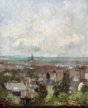 Artwork Title: View over the roof of Paris