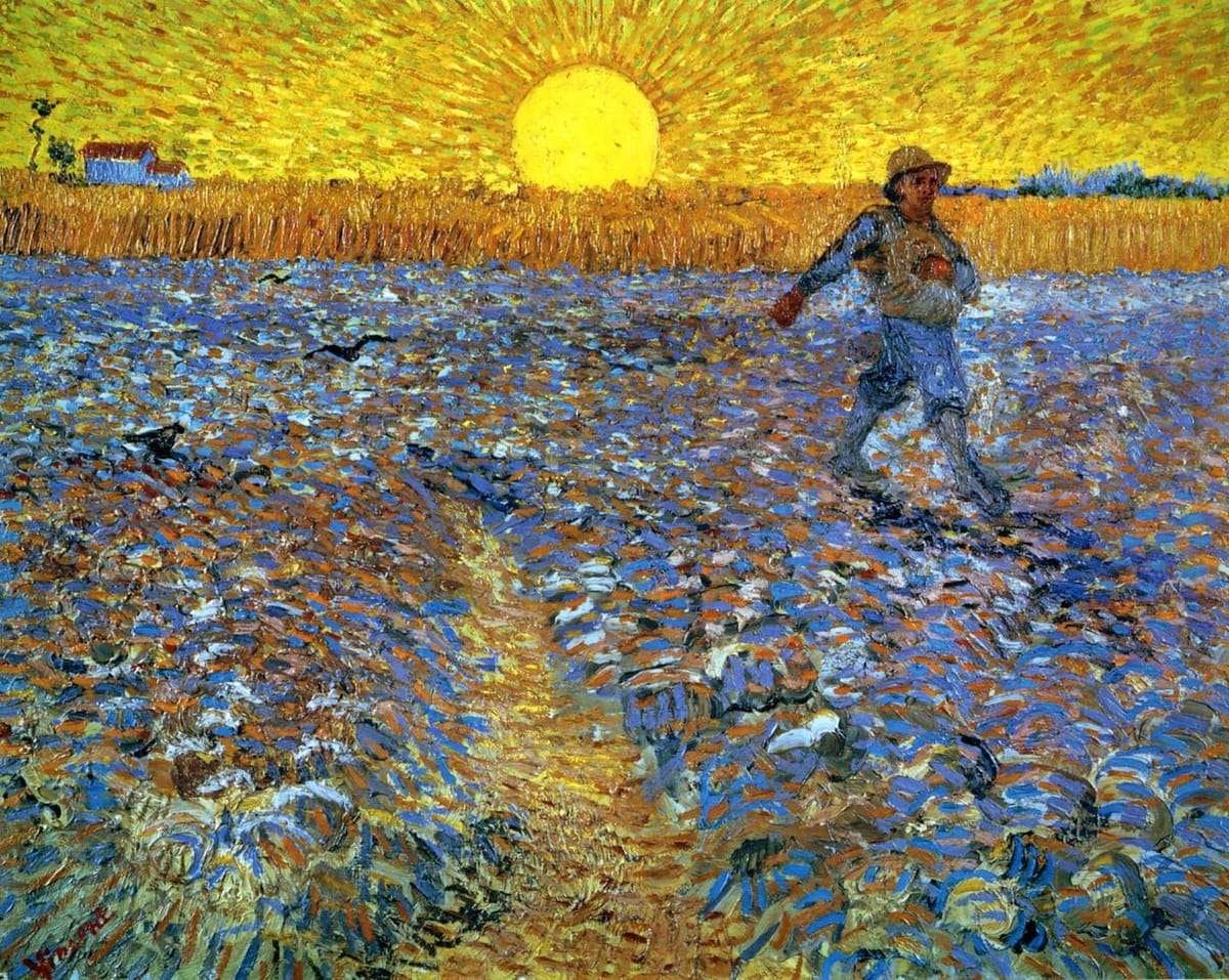 Artwork Title: The Sower (Sower with Setting Sun)