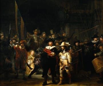 Artwork Title: The Militia Company of Captain Frans Banning Cocq