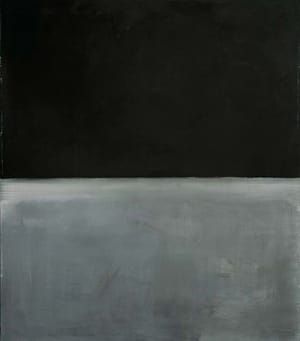 Artwork Title: Untitled (Black on Grey)